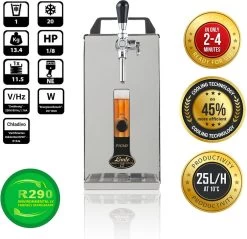 Robinet De Bière, Système De Robinet De Bière, PYGMY 20 1 Robinet, Refroidisseur à Sec, 20 Litres / Heure - Robinet De Bière, Beertender, Robinet Maison, Refroidisseur De Bière -Dégustation Délicate 1200x1162 2