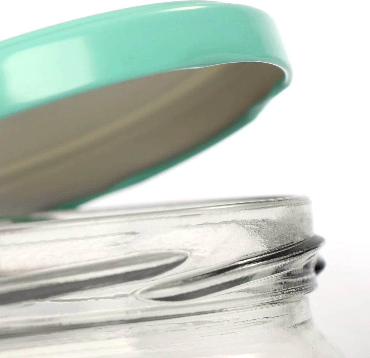 COM-FOUR® 12x Bocaux Mason Avec Bouchon à Vis "Made With Love" En Vert Et Rose - TOT Ø 82 Mm - Jusqu'à Environ 330 Ml 7 COM-FOUR® 12x Bocaux Mason Avec Bouchon à Vis "Made With Love" En Vert Et Rose - TOT Ø 82 Mm - Jusqu'à Environ 330 Ml – Image 5