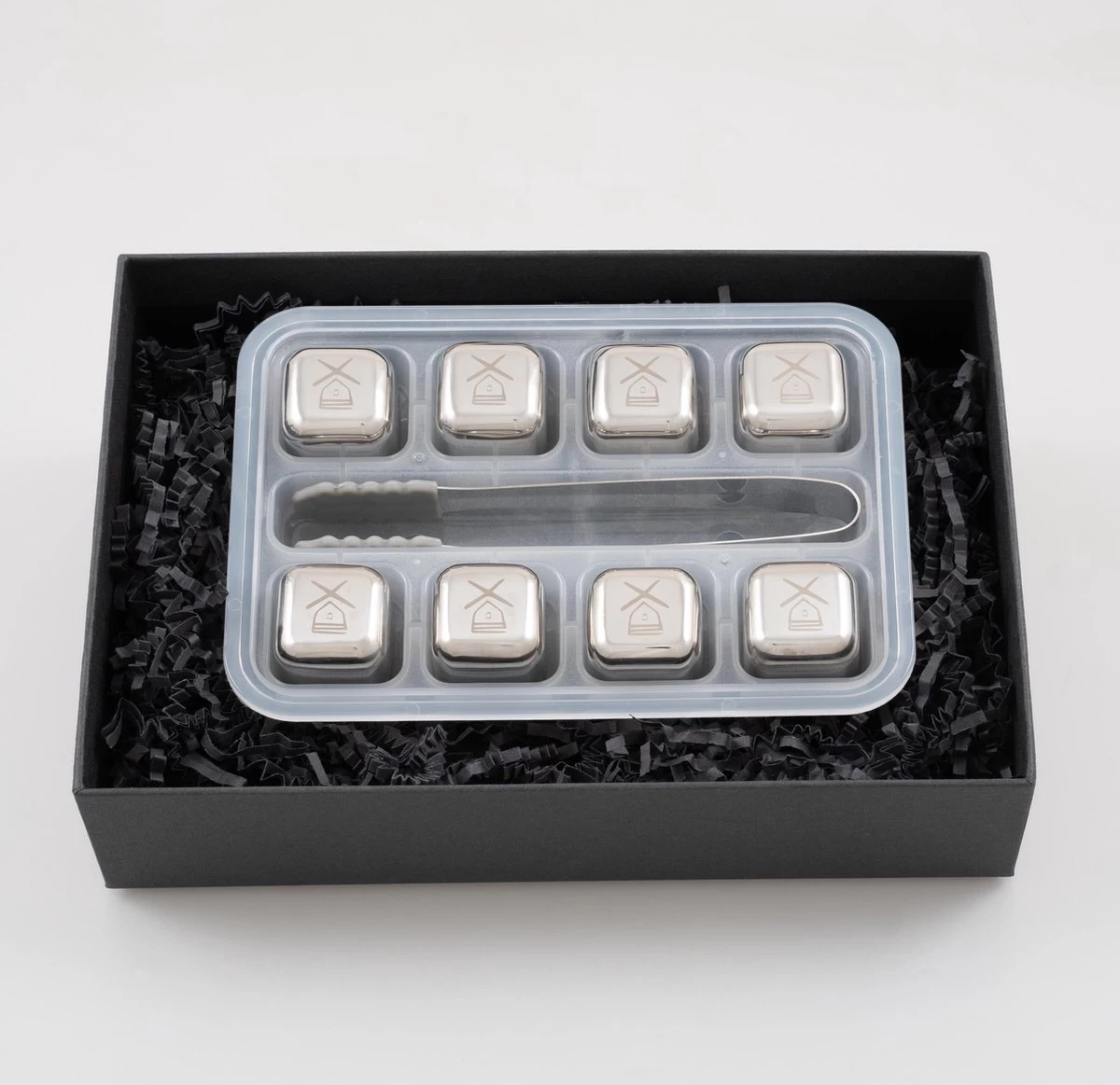 Glaçons En Acier Inoxydable - Whisky Stones Whisky Boîte-cadeau Réutilisable 8 Pièces 4 Glaçons En Acier Inoxydable - Whisky Stones Whisky Boîte-cadeau Réutilisable 8 Pièces – Image 2