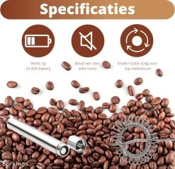 Mousseur à Lait Pour Café Perfect Moussé Au Lait - Mousseur à Lait électrique - Mousseur à Lait En Acier Inoxydable - EarKings à Lait Manuel EarKings 21 Mousseur à Lait Pour Café Perfect Moussé Au Lait - Mousseur à Lait électrique - Mousseur à Lait En Acier Inoxydable - EarKings à Lait Manuel EarKings -Dégustation Délicate 1200x1163 8