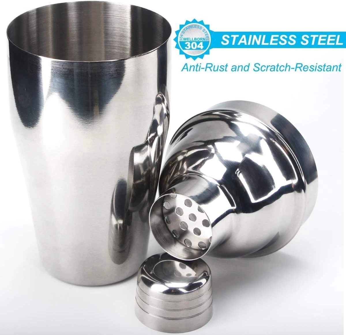 Set De Shaker à Cocktail D' Accessoires De Vêtements Pour Bébé De Bar, Ensemble De Cocktails Collectifs Pour Boissons Brassées 6 Set De Shaker à Cocktail D' Accessoires De Vêtements Pour Bébé De Bar, Ensemble De Cocktails Collectifs Pour Boissons Brassées – Image 4