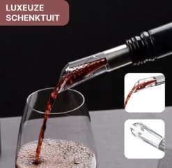Tire-bouchon électrique Vinoh - Ouvre-bouteille - Ensemble Ouvre- Vin Avec Tire-bouchon - Bouchon à Vin - Coupe-capsule - Bec Verseur - Piles AA Incluses -Dégustation Délicate 1200x1164 9