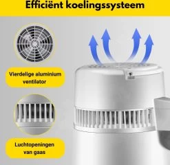 Purificateur D'eau Thuys - Distillateur D'eau - Distillateur - Filtre à Eau - Adoucisseur D'eau - 750W - Inox - 4L 17 Purificateur D'eau Thuys - Distillateur D'eau - Distillateur - Filtre à Eau - Adoucisseur D'eau - 750W - Inox - 4L -Dégustation Délicate 1200x1165 10