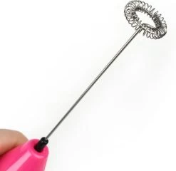 Mousseur à Lait électrique INTER-CAFFÈ® - Mousseur à Lait Manuel - Mousseur à Lait - Rose - Garantie 1 An -Dégustation Délicate 1200x1165