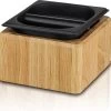 Knock Box En Bois (chêne) Et Insert En Acier Inoxydable, Grande Knock Box Amovible Pour Un Nettoyage Facile, Knock Box Pour Home Barista, Accessoires Porte-filtre -Dégustation Délicate 1200x1167
