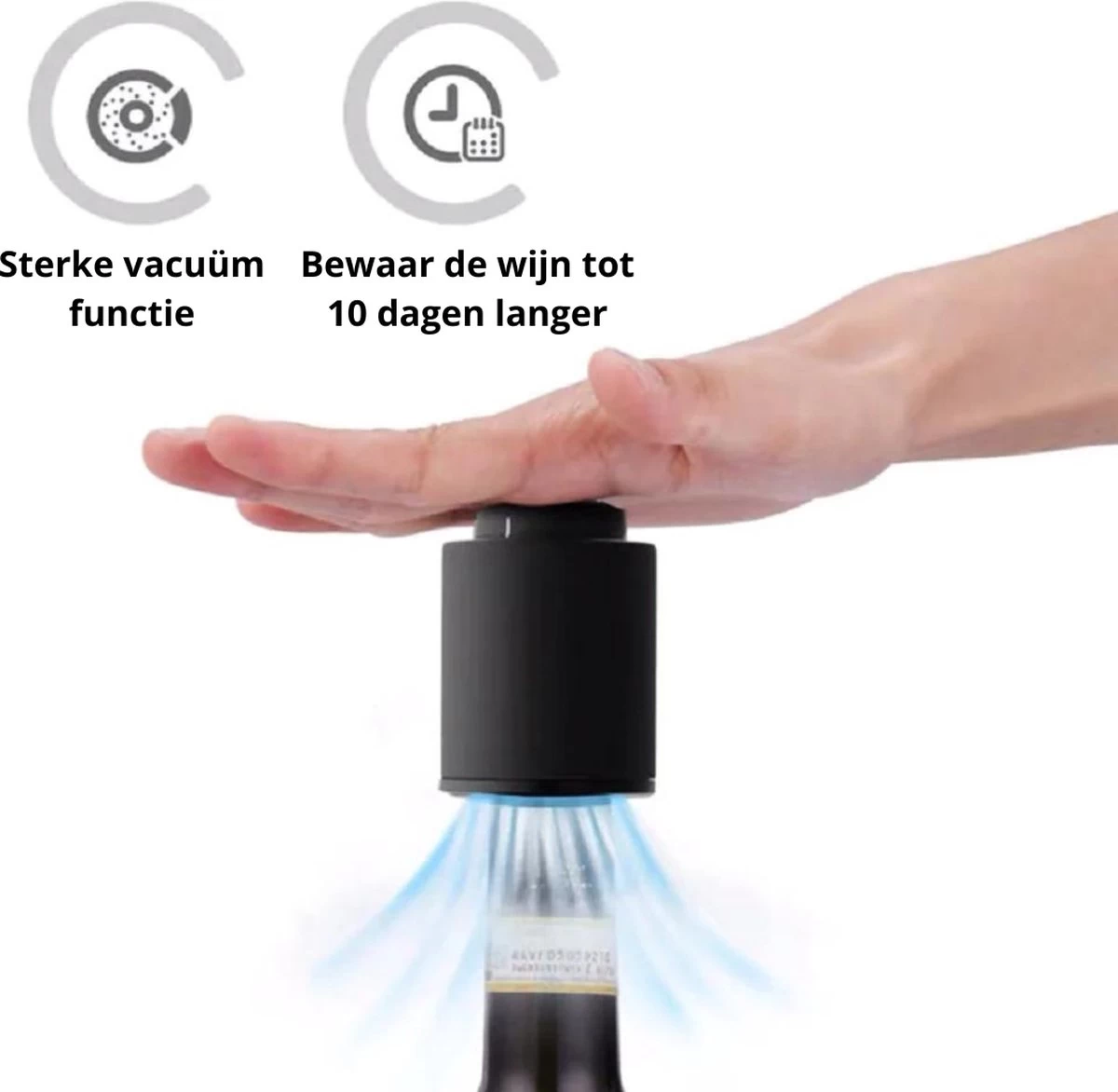 Pompe à Vide à Vin - Wine Saver De Vin - Bouchon à Vin - Pompe à Vide - Bouchon De Vin - Bouchon De Vin - Pompe à Vin - Coffret Cadeau 5 Pompe à Vide à Vin - Wine Saver De Vin - Bouchon à Vin - Pompe à Vide - Bouchon De Vin - Bouchon De Vin - Pompe à Vin - Coffret Cadeau – Image 3