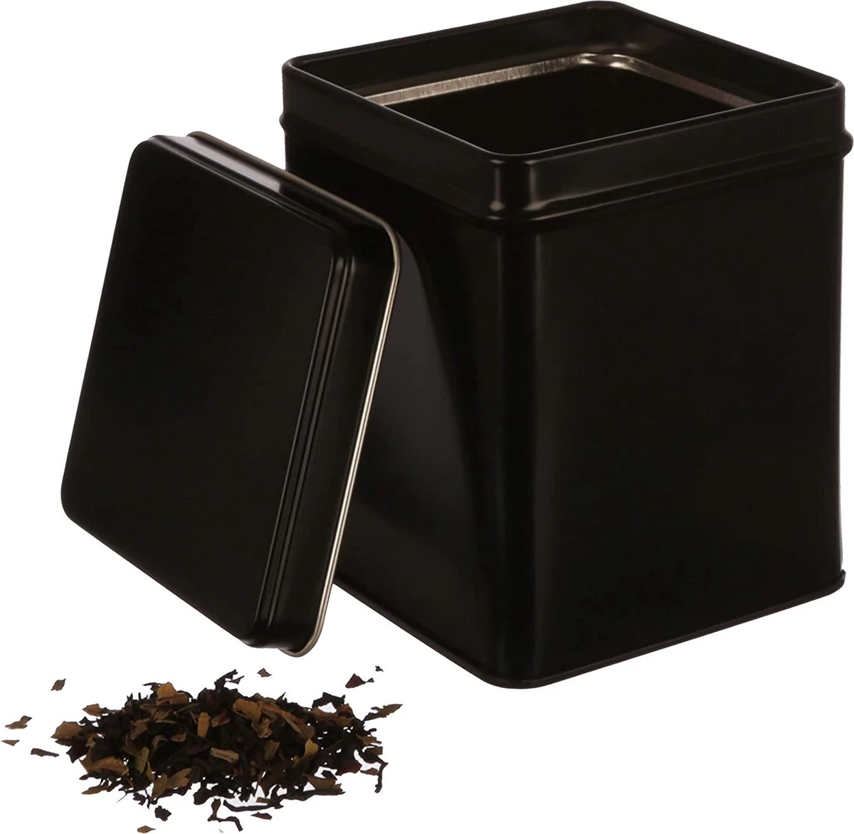 6 X Boîte De Rangement Carrée Classique / Boîte à Thé, Empilable, Avec 6 étiquettes, étanches Aux Arômes En Métal Pour 140 G Earl Grey Chacune, | 9,8 X 7,6 X 7,6 Cm (H, L, P) également Idéal Comme Pot à Café, à Riz Ou à épices 5 6 X Boîte De Rangement Carrée Classique / Boîte à Thé, Empilable, Avec 6 étiquettes, étanches Aux Arômes En Métal Pour 140 G Earl Grey Chacune, | 9,8 X 7,6 X 7,6 Cm (H, L, P) également Idéal Comme Pot à Café, à Riz Ou à épices – Image 3