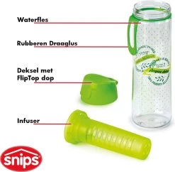 Snips - Bouteille D'eau / Bouteille D'eau Avec Filtre à Fruits / Bouteille D'eau à Infuseur - 100% Sans BPA - 0,75L -Dégustation Délicate 1200x1174 15