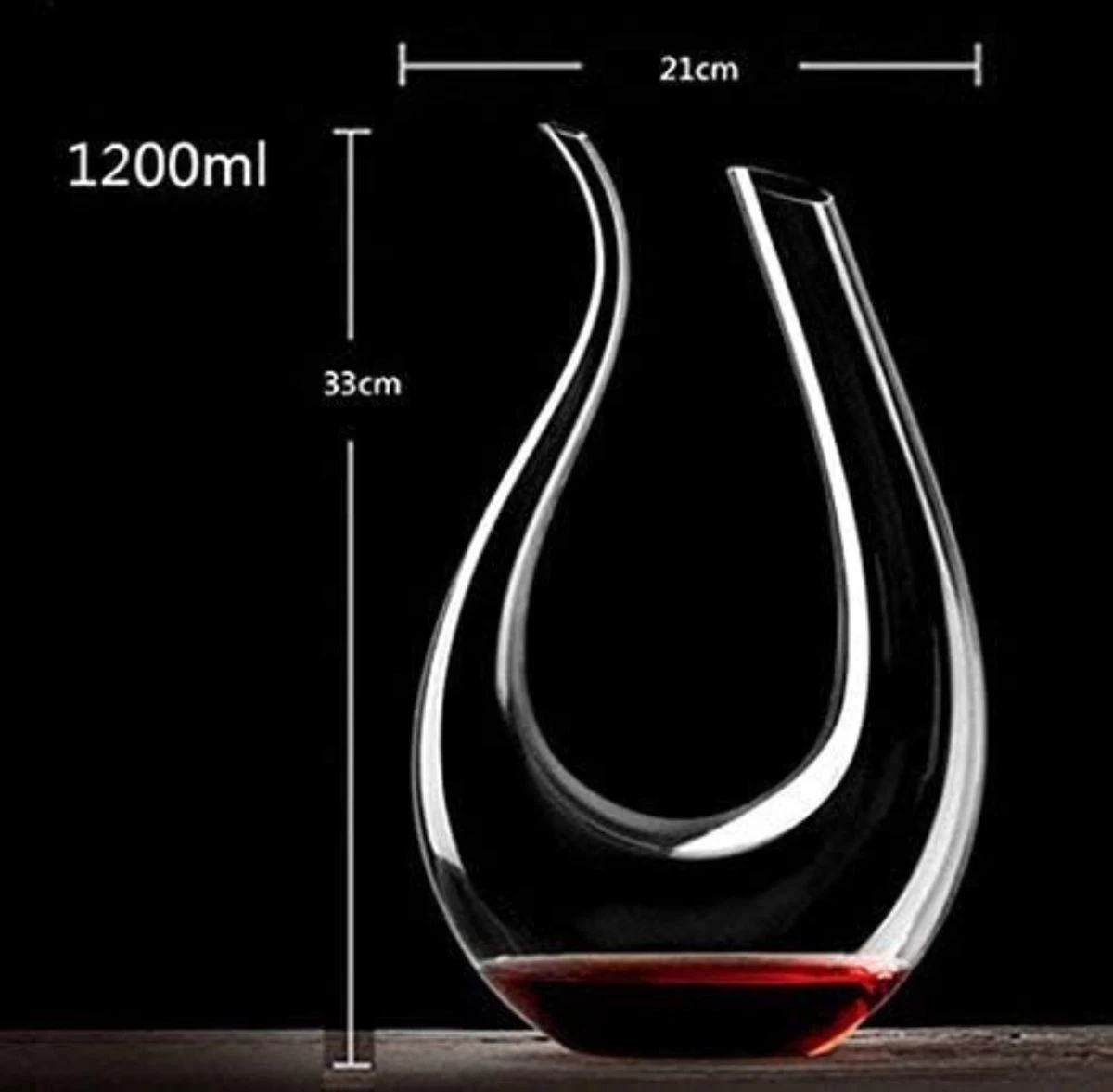 Onirique - Aérateur De Vin - Carafe à Vin - Carafe à Vin - Vin - Aérateur - Anti-goutte - Rapide - Décanter - Verseur De Carafe - Forme En U 9 Onirique - Aérateur De Vin - Carafe à Vin - Carafe à Vin - Vin - Aérateur - Anti-goutte - Rapide - Décanter - Verseur De Carafe - Forme En U – Image 7