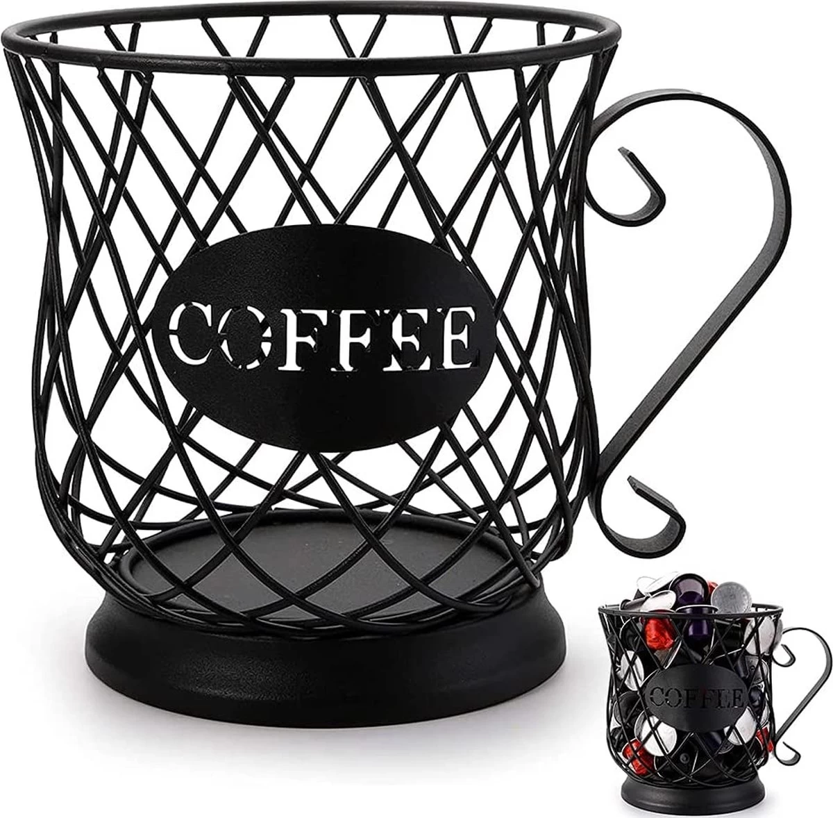 Panier à Capsules De Café, Panier Porte-café, Panier De Rangement Pour Capsules De Café, Panier à Café, Support à Dosettes De Café, Porte-capsules De Café, Pour Stocker Des Capsules De Café Et Des Fruits, Noir 3 Panier à Capsules De Café, Panier Porte-café, Panier De Rangement Pour Capsules De Café, Panier à Café, Support à Dosettes De Café, Porte-capsules De Café, Pour Stocker Des Capsules De Café Et Des Fruits, Noir