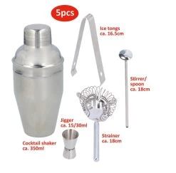 Ensemble à Cocktail 5 Pièces Alpina - Acier Inoxydable - Coffret Cadeau 23 Ensemble à Cocktail 5 Pièces Alpina - Acier Inoxydable - Coffret Cadeau -Dégustation Délicate 1200x1182 2