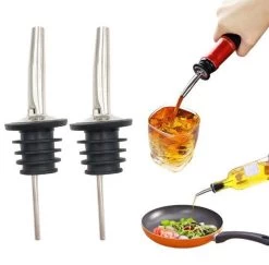 20x Bec Verseur En Acier Inoxydable - Bouchon Doseur - Verseur Doseur - Bouchons Verseurs - Bec Verseur Cocktail - Bague D'étanchéité En Caoutchouc -Dégustation Délicate 1200x1182 8