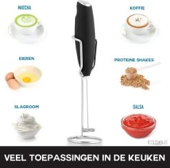 Donkersstuff - Mousseur à Lait Pour Une Mousse Perfect - Mousseur à Lait - Mousseur à Lait Manuel - Mousseur à Lait électrique -Dégustation Délicate 1200x1183 5