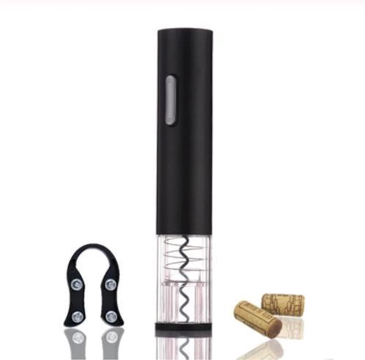 Ouvre-bouteille électrique Veex - Tire-bouchon - Ouvre-bouteille Automatique - Avec Coupe-papier - Noir 5 Ouvre-bouteille électrique Veex - Tire-bouchon - Ouvre-bouteille Automatique - Avec Coupe-papier - Noir – Image 3