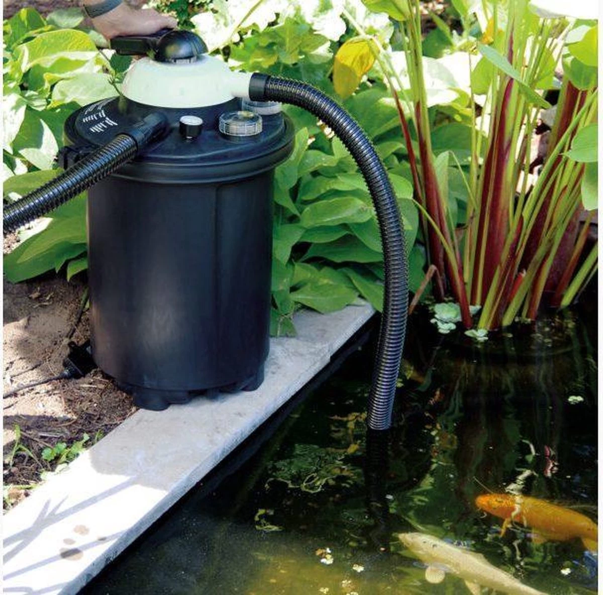 Velda Clear Control 75 + Filtre à Pression UV-C Avec Robinet 7 Positions + Unité UV-C 36 W. 10 Velda Clear Control 75 + Filtre à Pression UV-C Avec Robinet 7 Positions + Unité UV-C 36 W. – Image 8