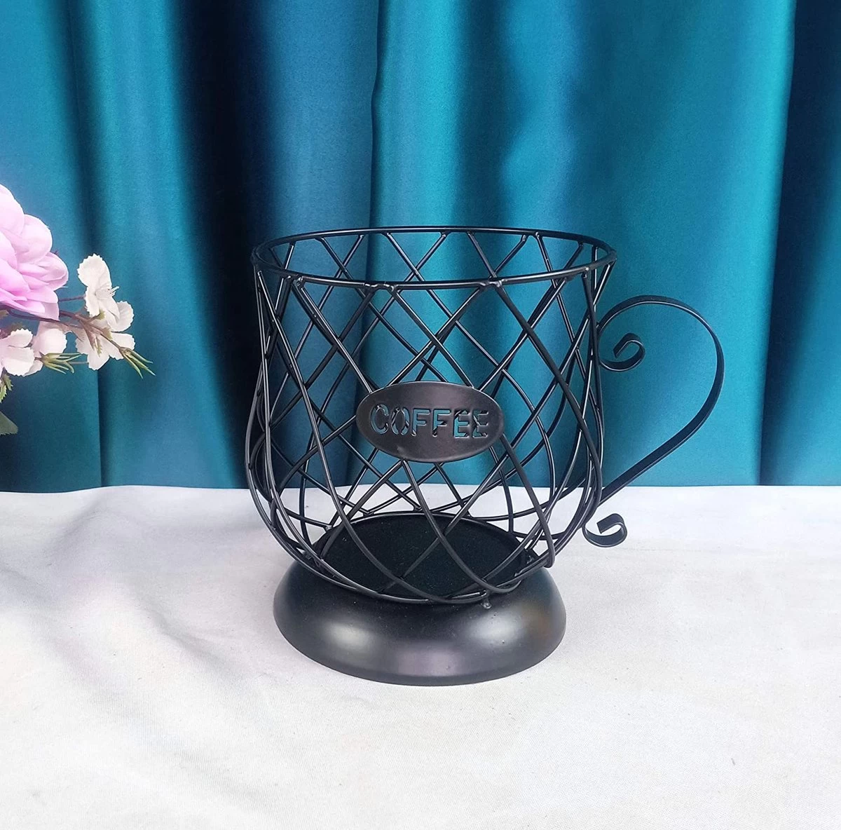 Panier à Capsules De Café, Panier Porte-café, Panier De Rangement Pour Capsules De Café, Panier à Café, Support à Dosettes De Café, Porte-capsules De Café, Pour Stocker Des Capsules De Café Et Des Fruits, Noir 4 Panier à Capsules De Café, Panier Porte-café, Panier De Rangement Pour Capsules De Café, Panier à Café, Support à Dosettes De Café, Porte-capsules De Café, Pour Stocker Des Capsules De Café Et Des Fruits, Noir – Image 2