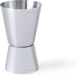 Copain De Bar - Jigger - Distributeur De Shot - Copain De Boisson - Copain De Cocktail - Tasse à Mesurer - Accessoires De Bar Pub - Acier Inoxydable Mat - 15/30 Ml