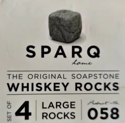 Sparq Home - Pierre à Savon / Stéatite - Pierres à Whisky Set De 8 Grandes Roches à Whisky / Pierres à Whisky / Glaçons / Cadeau / Noël -Dégustation Délicate 1200x1185 9