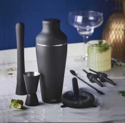 MikaMax Cocktail Shaker Set - 8 Pièces Noir Set Cocktail - Coffret Cadeau De Luxe - Y Compris Livre De Recettes - 700ml - Matt Zwart 11 MikaMax Cocktail Shaker Set - 8 Pièces Noir Set Cocktail - Coffret Cadeau De Luxe - Y Compris Livre De Recettes - 700ml - Matt Zwart -Dégustation Délicate 1200x1188 5