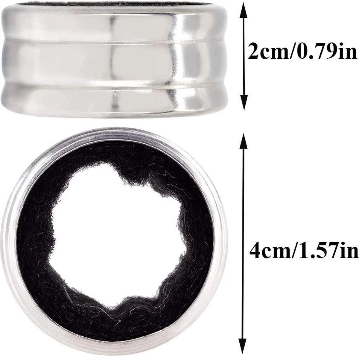 Doodadeals® Wine Ring - Drop Catcher - Wine Ring Contre Les Fuites Bouteille - Drop Ring Bouteille De Vin - Acier Inoxydable - 1 Pièce 8 Doodadeals® Wine Ring - Drop Catcher - Wine Ring Contre Les Fuites Bouteille - Drop Ring Bouteille De Vin - Acier Inoxydable - 1 Pièce – Image 6
