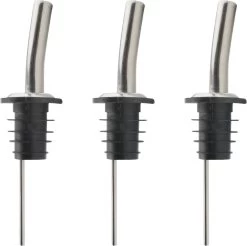 Veluw Boisson Verseur Boisson - Becs Verseurs Professionnels - Bouchon Verseur En Acier Inoxydable à Débit Rapide (3 Pièces)