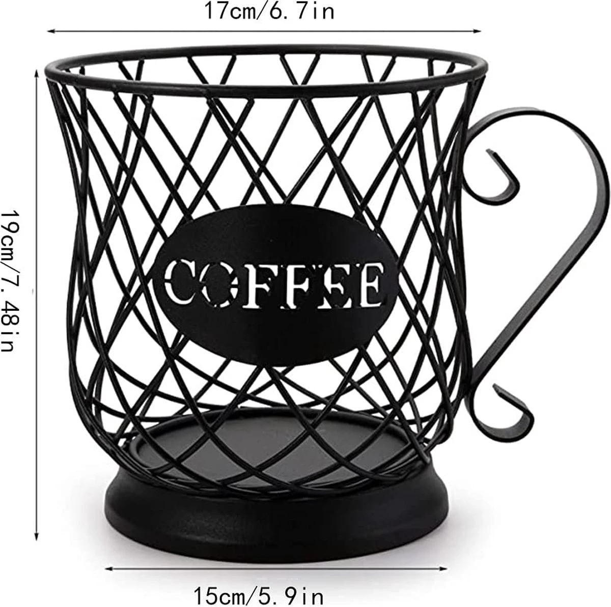 Panier à Capsules De Café, Panier Porte-café, Panier De Rangement Pour Capsules De Café, Panier à Café, Support à Dosettes De Café, Porte-capsules De Café, Pour Stocker Des Capsules De Café Et Des Fruits, Noir 10 Panier à Capsules De Café, Panier Porte-café, Panier De Rangement Pour Capsules De Café, Panier à Café, Support à Dosettes De Café, Porte-capsules De Café, Pour Stocker Des Capsules De Café Et Des Fruits, Noir – Image 8