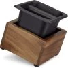 Navaris Knock Box Café Pour Machine Expresso - 18 X 17 X 11 Cm - Knockbox En Bois D'acacia Et Acier Inoxydable -Dégustation Délicate 1200x1193 6