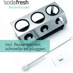 Sodafresh - Porte-bouteille Et égouttoir Haut De Gamme Pour Toutes Les Bouteilles Sodastream - 100 % Acier Inoxydable -Dégustation Délicate 1200x1194 14