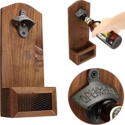 Maxium - Ouvre-bière Mural Avec Récipient - Ouvre-bouteille - Ouvre-bière - Ouvre-bière - Mur - Ouvre-bouteille - Bois 12 Maxium - Ouvre-bière Mural Avec Récipient - Ouvre-bouteille - Ouvre-bière - Ouvre-bière - Mur - Ouvre-bouteille - Bois -Dégustation Délicate 1200x1195 6