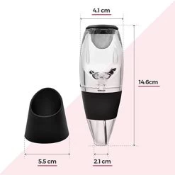 Onirique - Aérateur De Vin - Carafe à Vin - Vin - Aérateur - Anti-goutte - Rapide - Décanter - Verseur De Carafe - Avec Passoire -Dégustation Délicate 1200x1198 31