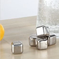 Pierres à Whisky En Acier Inoxydable - Ensemble Premium - Pierres à Whisky En Métal - 4 Pièces - SEC 24 Pierres à Whisky En Acier Inoxydable - Ensemble Premium - Pierres à Whisky En Métal - 4 Pièces - SEC -Dégustation Délicate 1200x1198 39