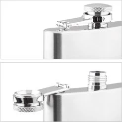 Relaxdays Ensemble De Flacons De Hanche En Acier Inoxydable 7 Pièces - Pinson Plat 200 Ml Avec Entonnoir Et 4 Tasses - Argent 18 Relaxdays Ensemble De Flacons De Hanche En Acier Inoxydable 7 Pièces - Pinson Plat 200 Ml Avec Entonnoir Et 4 Tasses - Argent -Dégustation Délicate 1200x1198 44