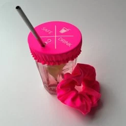 Protège-boisson Avec Chouchou - Rose - Pour Protection Contre Les Médicaments Et Les Insectes -Dégustation Délicate 1200x1199 7