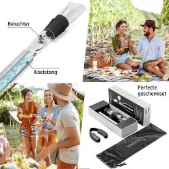 Vinenco - Refroidisseur à Vin - Refroidisseur De Bouteille - Ventilateur De Décantation - Bec Verseur 7 Vinenco - Refroidisseur à Vin - Refroidisseur De Bouteille - Ventilateur De Décantation - Bec Verseur -Dégustation Délicate 1200x1200 1001