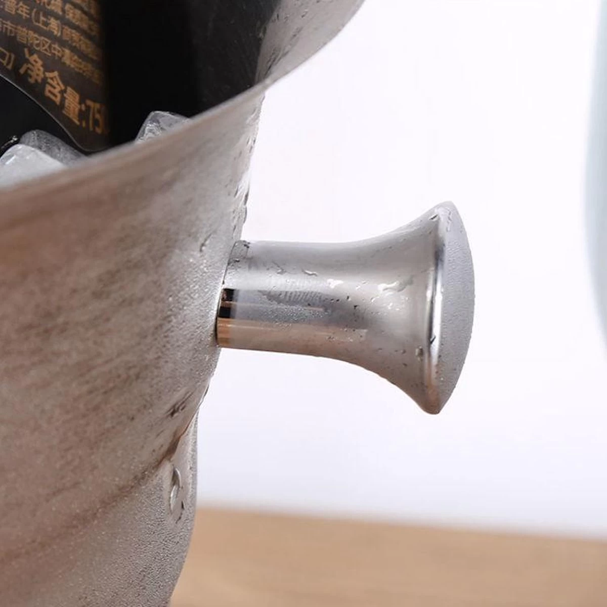 Seau à Glace En Acier Inoxydable Decopatent® - Seau à Glace à Champagne Avec Poignée - Seau à Champagne - Seau à Boisson - Seau à Vin - 26x22x22,5 Cm - Argent 7 Seau à Glace En Acier Inoxydable Decopatent® - Seau à Glace à Champagne Avec Poignée - Seau à Champagne - Seau à Boisson - Seau à Vin - 26x22x22,5 Cm - Argent – Image 5