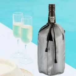 Seau à Vin - Seau à Champagne - Seau à Bouteille - Seau à Bouteille Gris Argent -Dégustation Délicate 1200x1200 1028