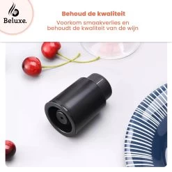 Pompe à Vide à Vin De Luxe - Wine Saver De Vin - Bouchon à Vin - Pompe à Vide - Bouchon à Vin - Bouchon à Vin - Pompe à Vin -Dégustation Délicate 1200x1200 1037