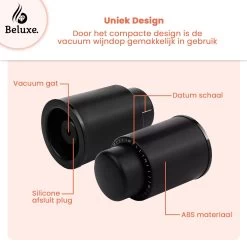 Pompe à Vide à Vin De Luxe - Wine Saver De Vin - Bouchon à Vin - Pompe à Vide - Bouchon à Vin - Bouchon à Vin - Pompe à Vin -Dégustation Délicate 1200x1200 1038