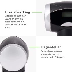 Cheqo® Bouchon à Vin Sous Vide électrique Avec Thermomètre - Pompe à Vide à Vin - Bouchon à Vin - Thermomètre à Vin - Pompe à Vin 12 Cheqo® Bouchon à Vin Sous Vide électrique Avec Thermomètre - Pompe à Vide à Vin - Bouchon à Vin - Thermomètre à Vin - Pompe à Vin -Dégustation Délicate 1200x1200 1042