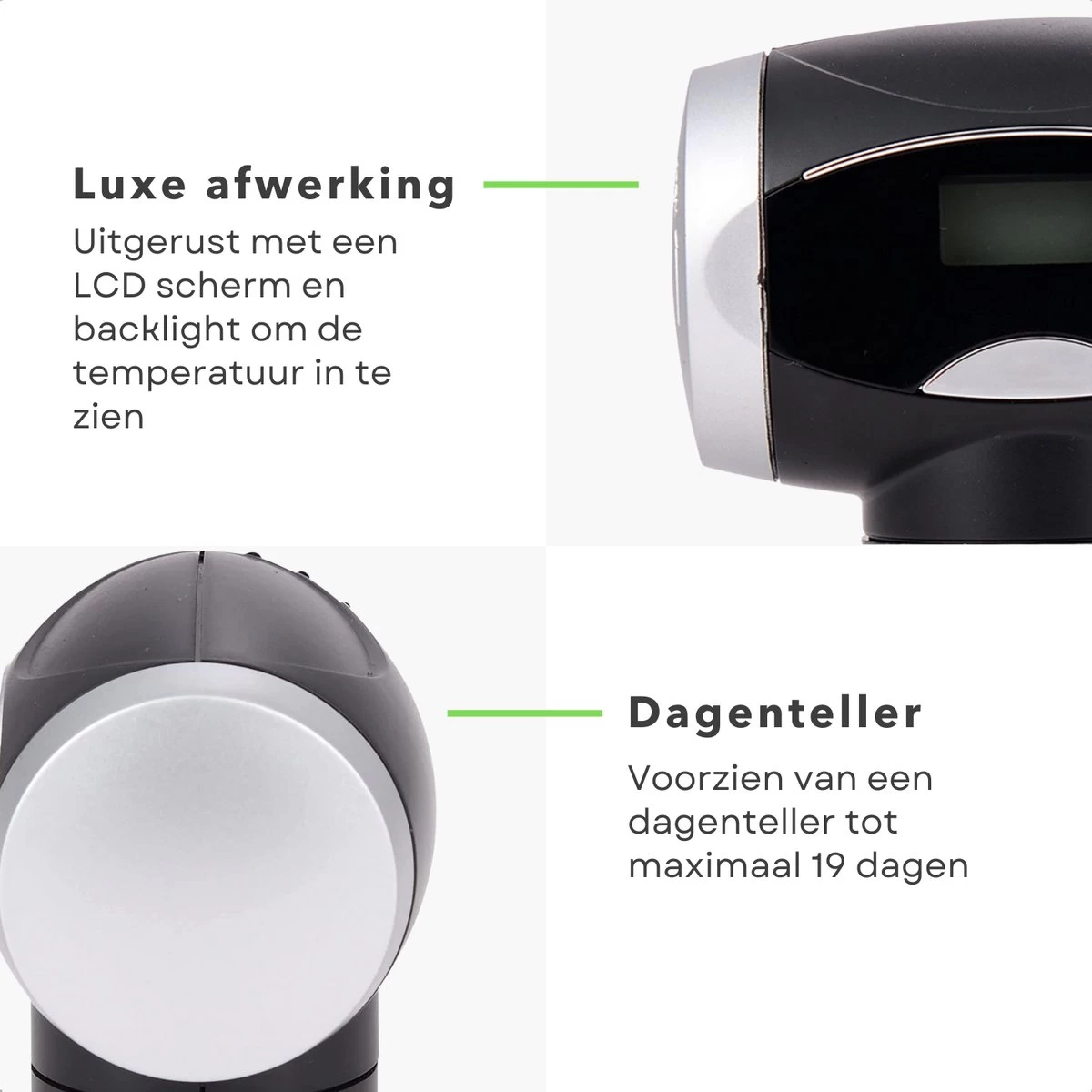 Cheqo® Bouchon à Vin Sous Vide électrique Avec Thermomètre - Pompe à Vide à Vin - Bouchon à Vin - Thermomètre à Vin - Pompe à Vin 7 Cheqo® Bouchon à Vin Sous Vide électrique Avec Thermomètre - Pompe à Vide à Vin - Bouchon à Vin - Thermomètre à Vin - Pompe à Vin – Image 5