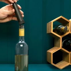 Pompe à Vin Airtender - Pompe à Vide Avec 3 Bouchons à Vide Nanostopper - Pompe à Vin - Bouchons à Vin -Dégustation Délicate 1200x1200 1053