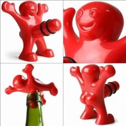 Creartix® - Bouchon De Bouteille Happy Man - Bouchon De Vin - Bouchon De Bouteille - Cadeau Amusant - Bouchon De Vin - Bouchon De Bouteille De Vin -Dégustation Délicate 1200x1200 1090