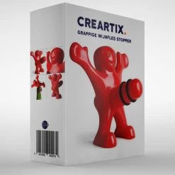 Creartix® - Bouchon De Bouteille Happy Man - Bouchon De Vin - Bouchon De Bouteille - Cadeau Amusant - Bouchon De Vin - Bouchon De Bouteille De Vin -Dégustation Délicate 1200x1200 1091