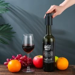 Behave Vin Stopper - Pompe à Vide à Vin - Vin Cap - Bouchon à Vin - économiseur De Vin - Bouchon De Bouteilles - Noir 13 Behave Vin Stopper - Pompe à Vide à Vin - Vin Cap - Bouchon à Vin - économiseur De Vin - Bouchon De Bouteilles - Noir -Dégustation Délicate 1200x1200 1100