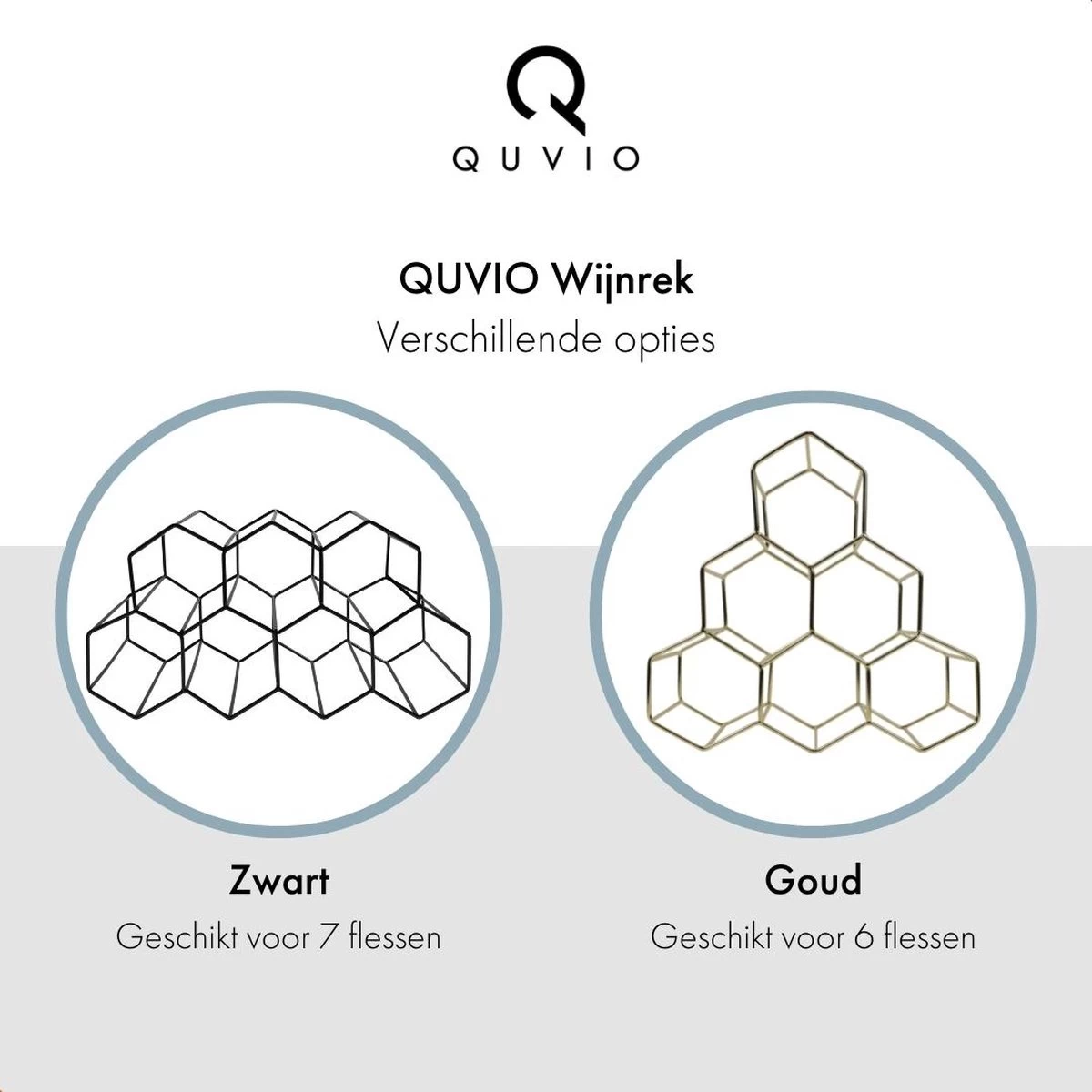 QUVIO Vin Racks / Vin Cabinet / Vin Mur Rack / étagère Vin Debout / Range-bouteilles / Wine Rack - Pour 6 Bouteilles - Zwart 7 QUVIO Vin Racks / Vin Cabinet / Vin Mur Rack / étagère Vin Debout / Range-bouteilles / Wine Rack - Pour 6 Bouteilles - Zwart – Image 5