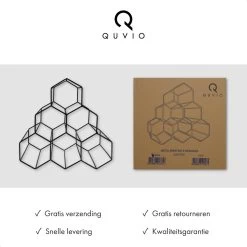 QUVIO Vin Racks / Vin Cabinet / Vin Mur Rack / étagère Vin Debout / Range-bouteilles / Wine Rack - Pour 6 Bouteilles - Zwart 23 QUVIO Vin Racks / Vin Cabinet / Vin Mur Rack / étagère Vin Debout / Range-bouteilles / Wine Rack - Pour 6 Bouteilles - Zwart -Dégustation Délicate 1200x1200 1130