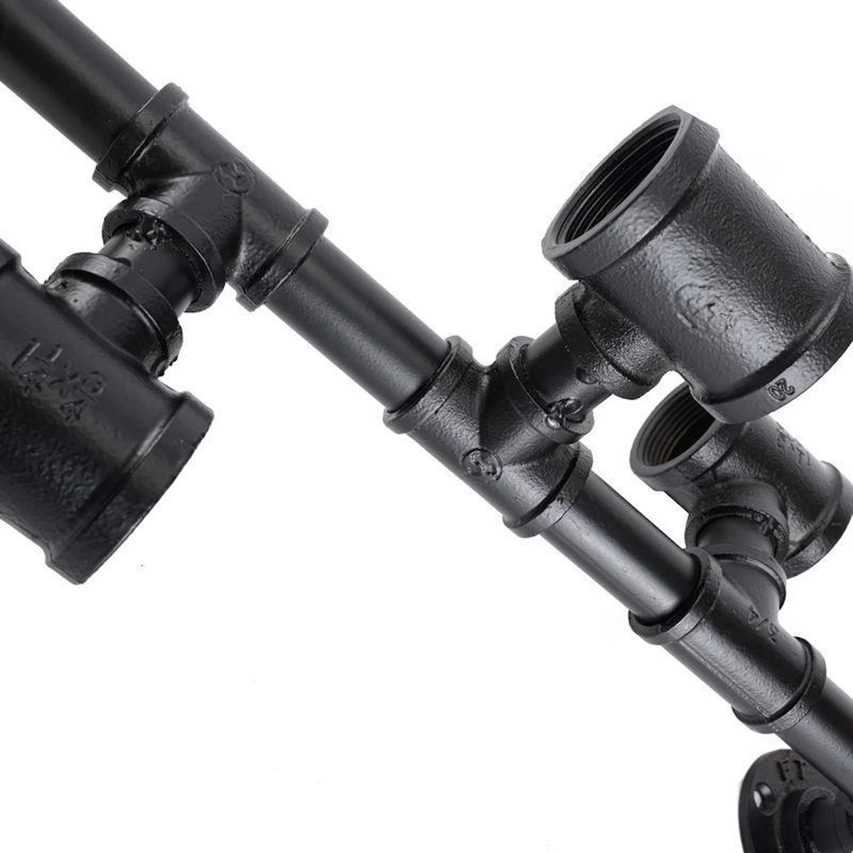 Decopatent ® Casier à Vin Mural Pour 3 Decopatent De Vin - Métal - Vintage - Casier à Bouteilles Pour 3x Bouteille De Vin - Casier à Vin Mural - Casier à Vin - Zwart 4 Decopatent ® Casier à Vin Mural Pour 3 Decopatent De Vin - Métal - Vintage - Casier à Bouteilles Pour 3x Bouteille De Vin - Casier à Vin Mural - Casier à Vin - Zwart – Image 2