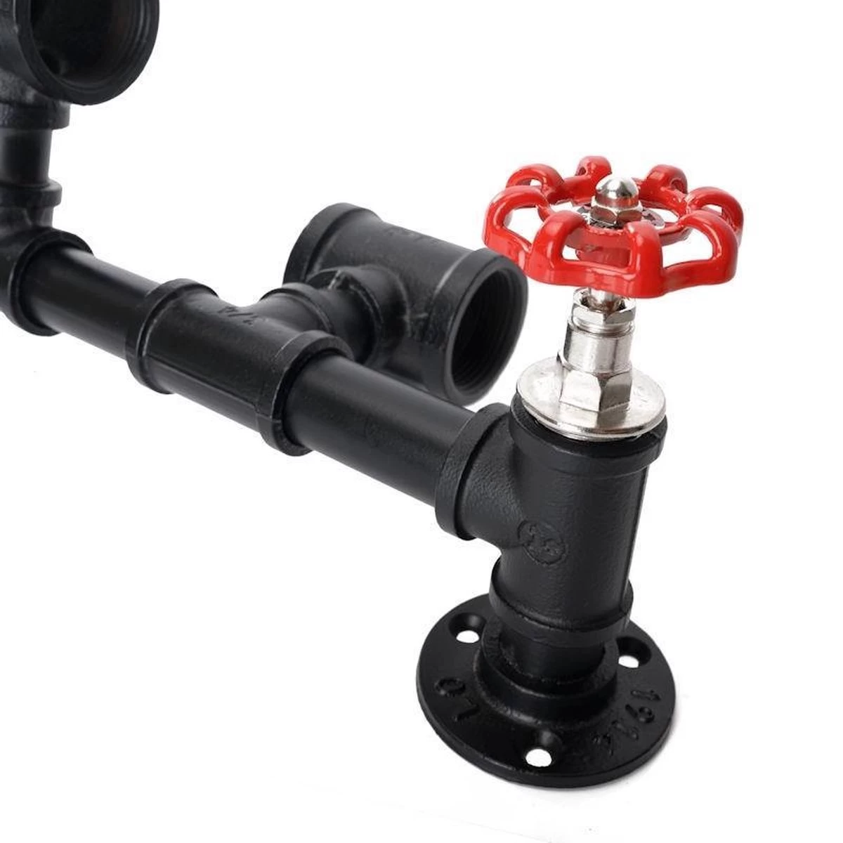 Decopatent ® Casier à Vin Mural Pour 3 Decopatent De Vin - Métal - Vintage - Casier à Bouteilles Pour 3x Bouteille De Vin - Casier à Vin Mural - Casier à Vin - Zwart 5 Decopatent ® Casier à Vin Mural Pour 3 Decopatent De Vin - Métal - Vintage - Casier à Bouteilles Pour 3x Bouteille De Vin - Casier à Vin Mural - Casier à Vin - Zwart – Image 3