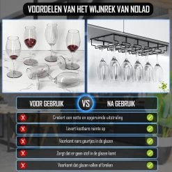 Nolad - Porte-verres à Vin - Casier à Vin En Métal - 15 Verres - Noir Mat 14 Nolad - Porte-verres à Vin - Casier à Vin En Métal - 15 Verres - Noir Mat -Dégustation Délicate 1200x1200 1154