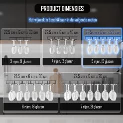 Nolad - Porte-verres à Vin - Casier à Vin En Métal - 15 Verres - Noir Mat 16 Nolad - Porte-verres à Vin - Casier à Vin En Métal - 15 Verres - Noir Mat -Dégustation Délicate 1200x1200 1155